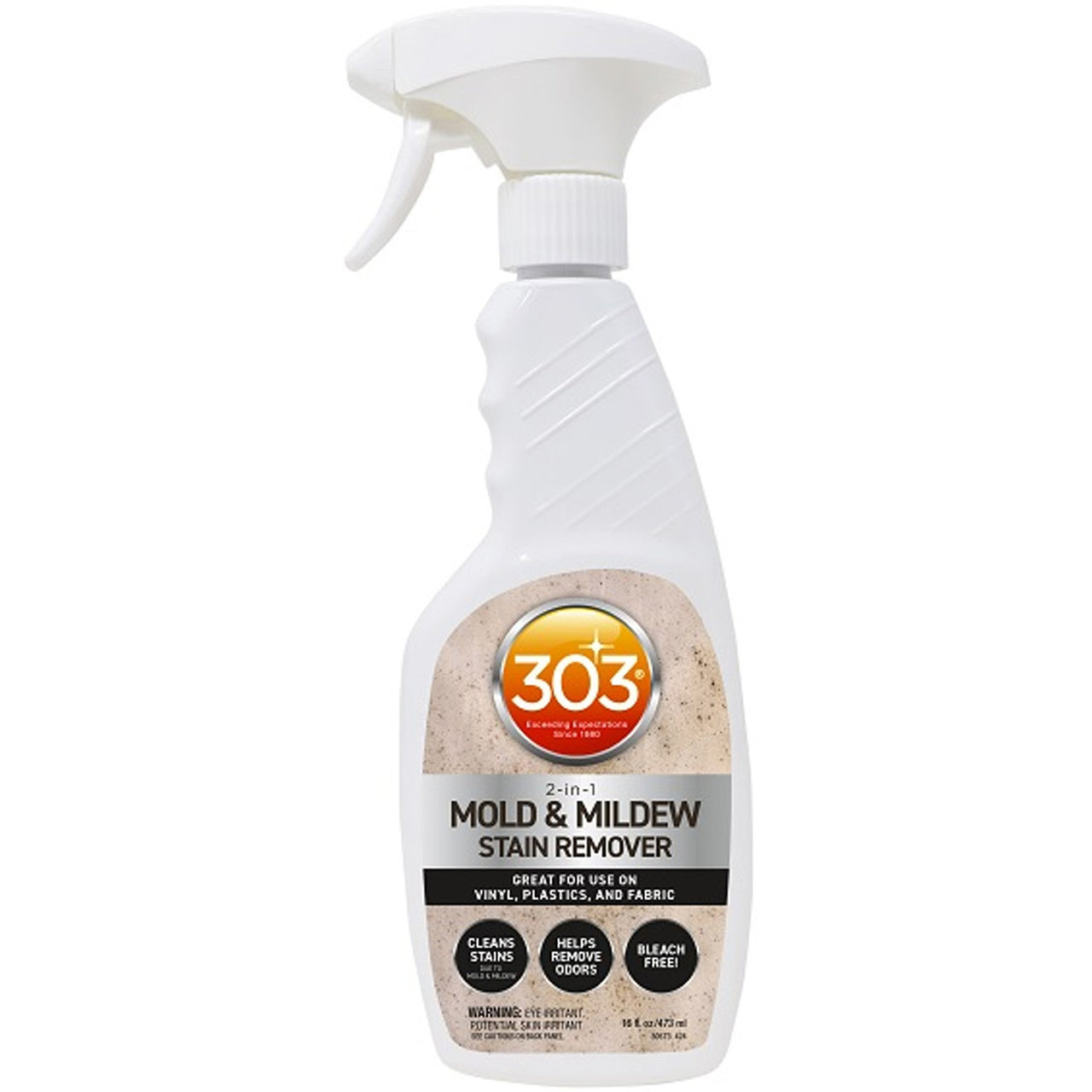303® Mold & Mildew Stain Remover - 16 fl.oz - for hot tub surfaces, covers, pillows, jets