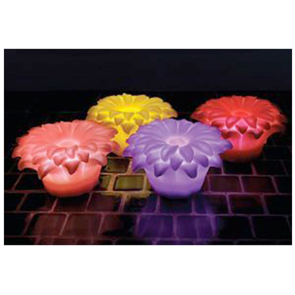 Essentials Floating Light-Up Flower for Hot Tubs, Spas, Pools & Bath - 4 Color Options