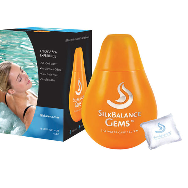 Silk Balance Gems™ (16 Count) water conditioning system for hot tubs and spas