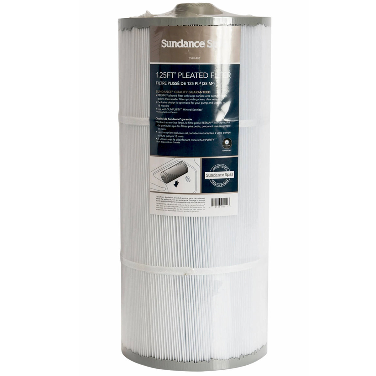 Sundance® Spas 125 Sq Ft. Hot Tub Filter - part# 6540-488