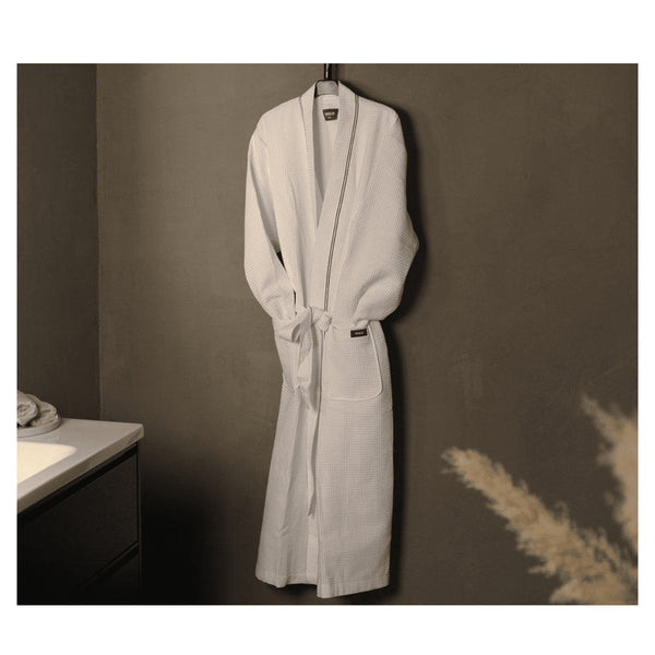 Tylö Waffle Weave Sauna Resort Robe w/ Tote Bag - 2 Sizes – Spring