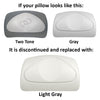 Caldera Spas® Corner Neck Pillow / Headrest (2016-Current) Light Gray #77588