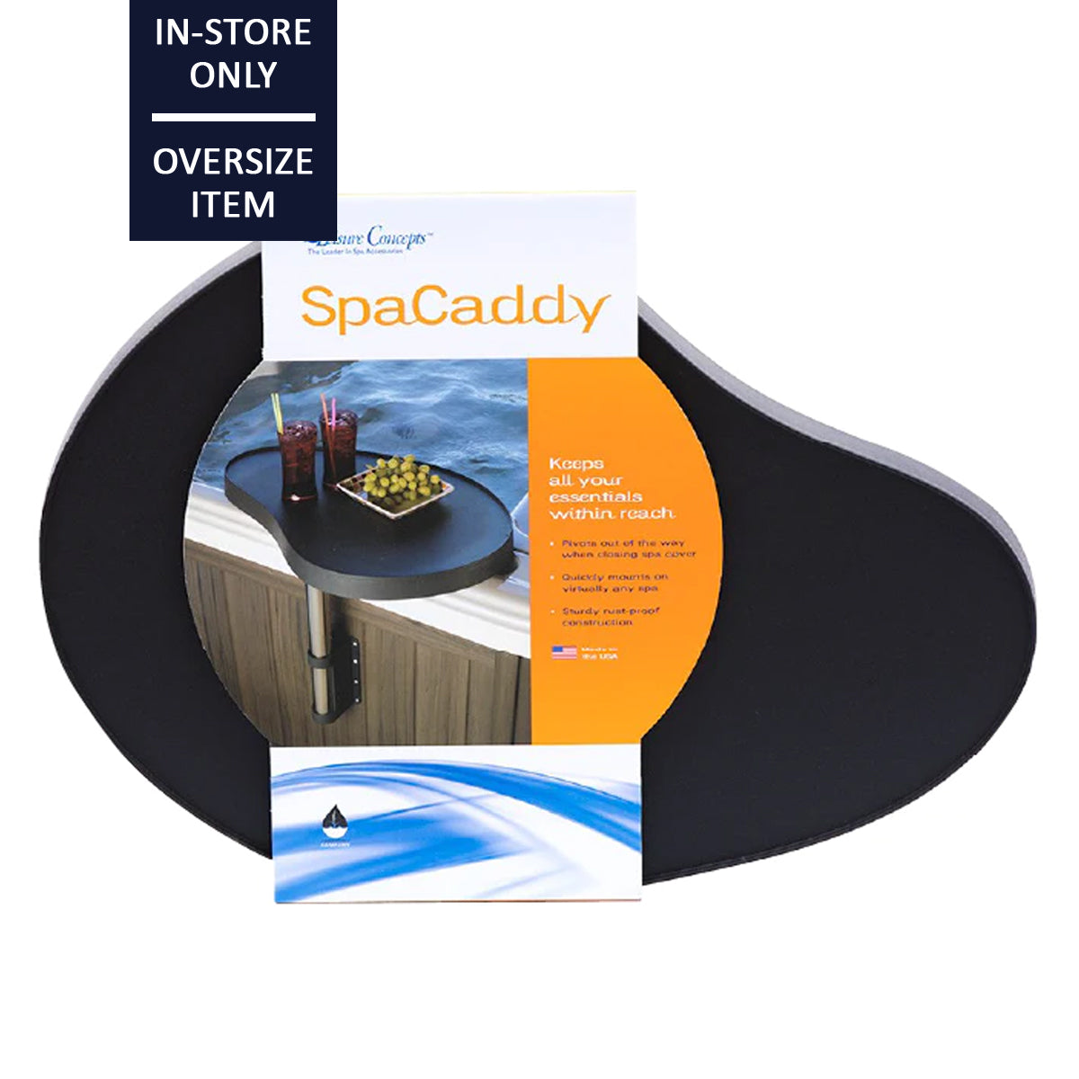 Leisure Concepts Spa Caddy - Side Table for Hot Tubs and Spas