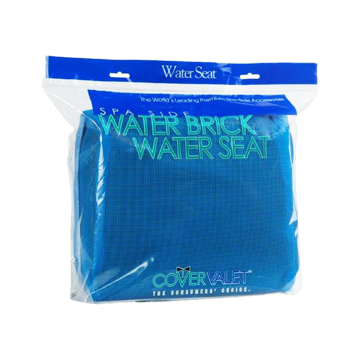 Water Brick Seat Spa Cushion and Hot Tub Booster Seat - Blue