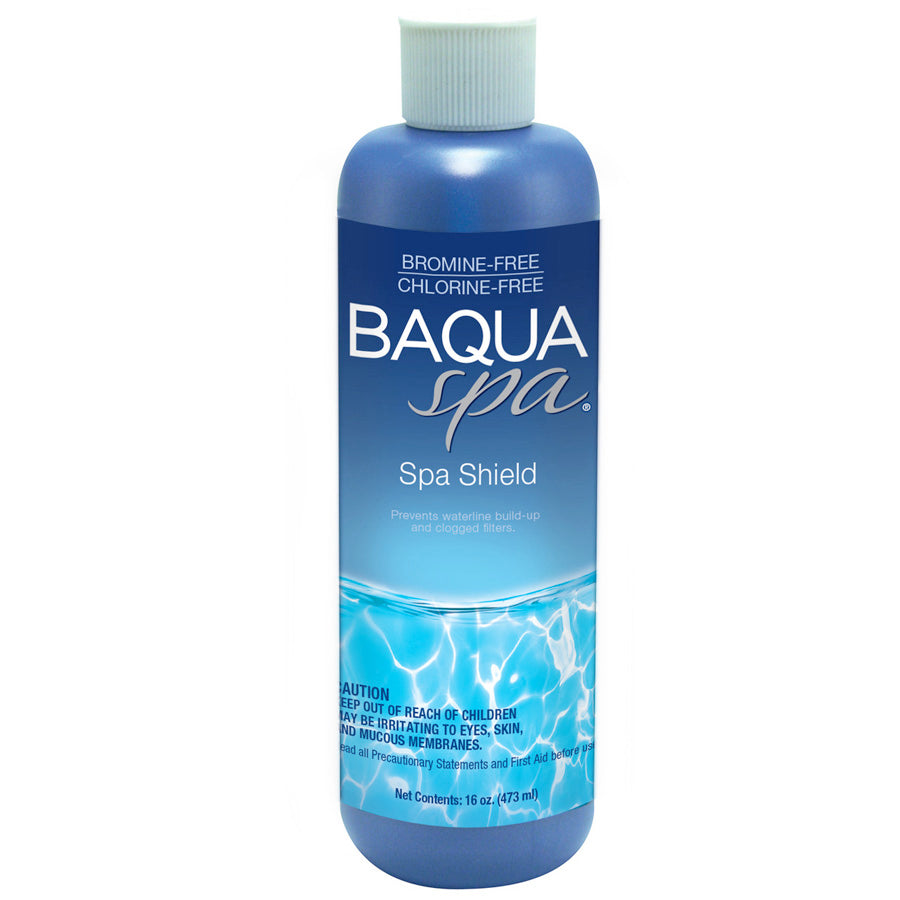 Baqua Spa Spa Scum Shield for hot tubs - Briliance Film Free water clarifier - lowest price