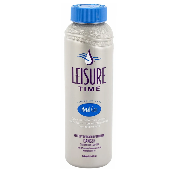 Leisure Time® Metal Gon 16 fl.oz - prevents iron and other metals from building up in hot tub water- item # LT D