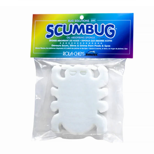 ScumBug 2PK Oil-Absorbing Sponge For Pools Devours Scum, Slime & Grime TB-2-24
