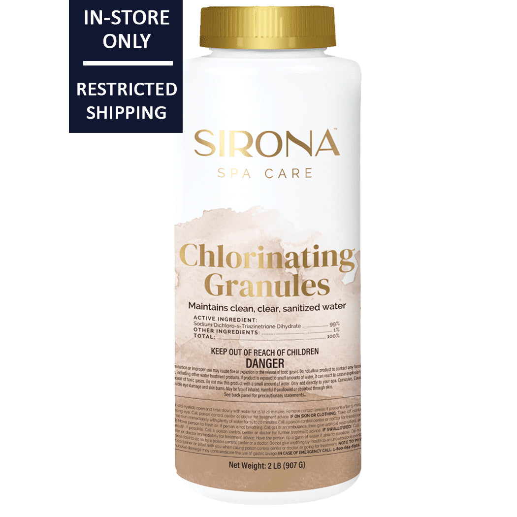 Sirona™ Chlorinating Granules 2 lbs - hot tub chlorine