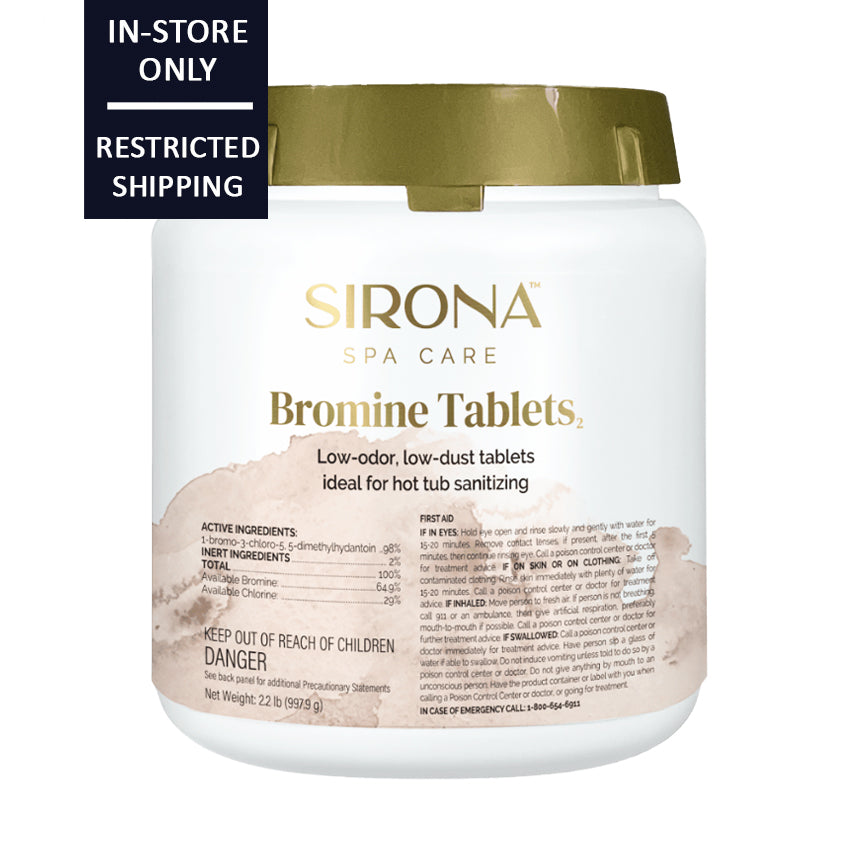 Sirona™ Bromine Tablets 2.2 lbs - Bromine Sanitizer for Hot Tub Bromine Floater Systems - part #82235