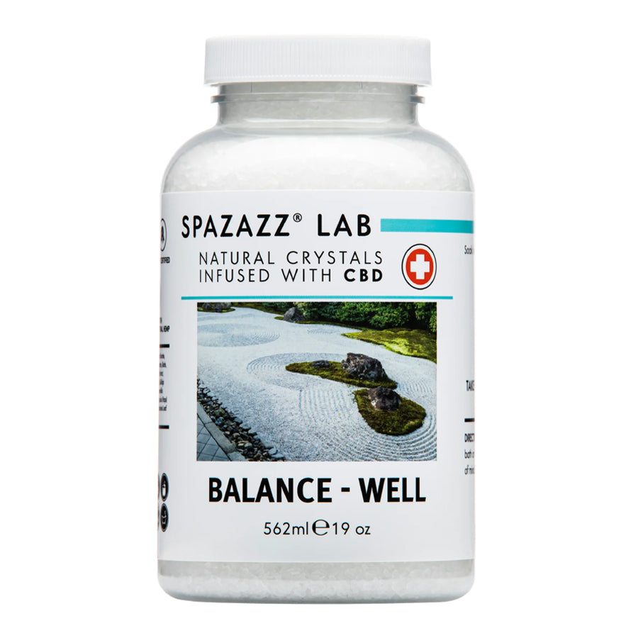 Spazazz® Lab Balance-Well - Spa Aromatherapy Crystals Infused With CBD 19 oz
