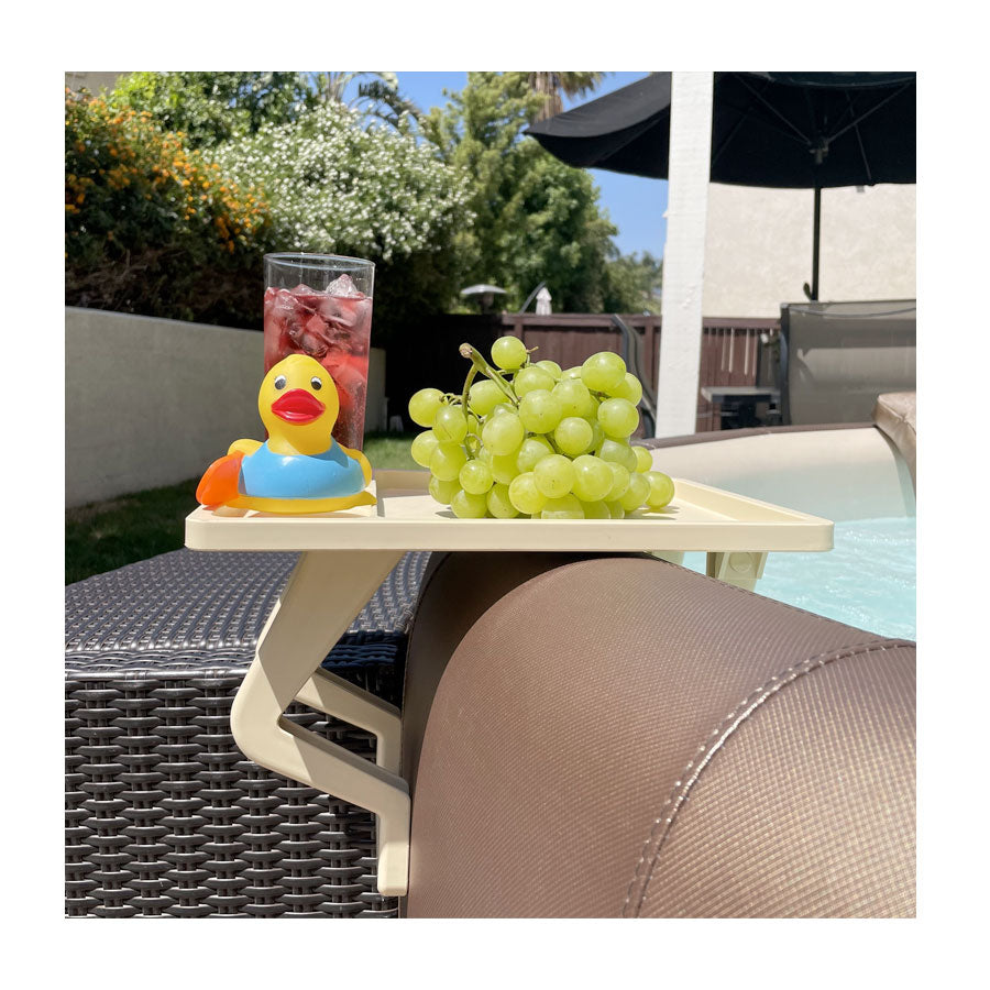 Aqua Tray Spa Side Table for Hot Tubs 3 Color Options Spring Dance