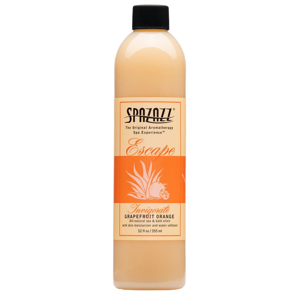 Grapefruit Orange Invigorate Elixir - Spazazz® Spa Aromatherapy Liquid 12 fl.oz - hot tub aromatherapy