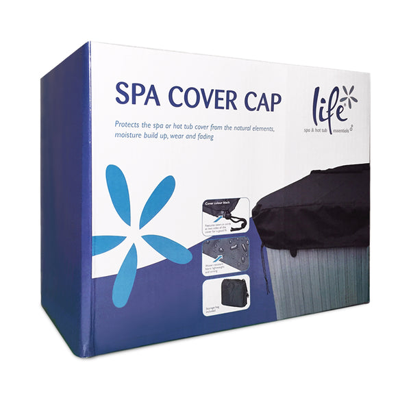 Life® Spa Cover Cap / Spa Bonnet for hot tubs and spas - Two Sizes to Choose From / black