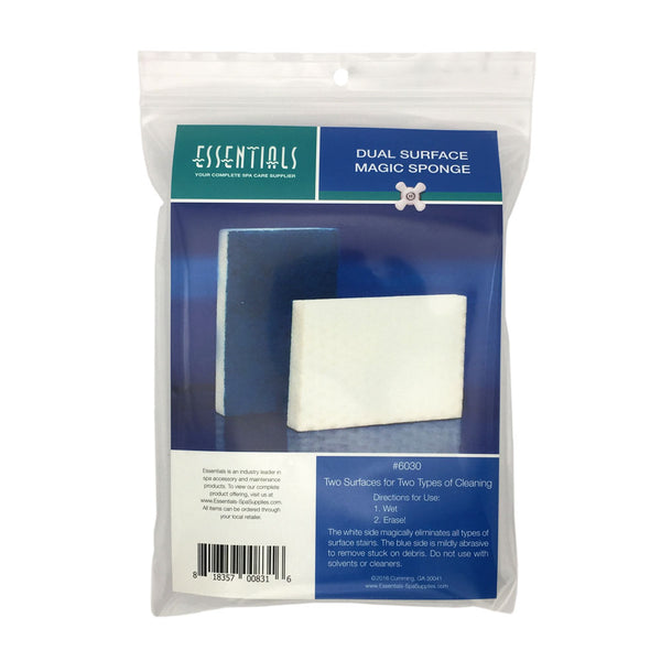 Essentials Dual Surface Magic Sponge - For Cleaning Hot Tub Surfaces - Mr Clean Magic Eraser