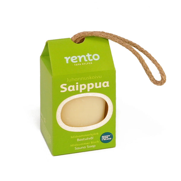 Rento Sauna Soap - Midsummer Birch Scent 150g. Personal care product, sauna accessory