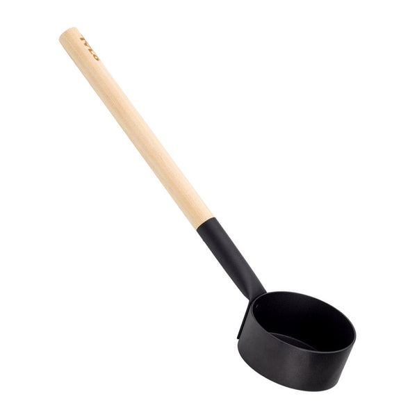 Tylö Brilliant Sauna Ladle - Matte Black Aluminum / Birch Wood