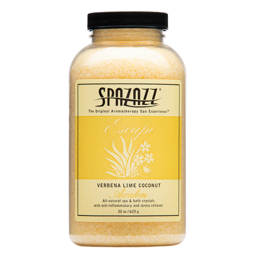 Verbena Lime Coconut Awaken - Spazazz® Spa Aromatherapy Crystals 22 oz - hot tub aromatherapy